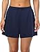 Hilor Women's Wide Band Boy Leg Bikini Bottom Swimsuit Trunk Skot Tankinis 18 Navy