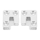 Toyvian Bisagras de Acero para Piano Vertical, Gancho de Soporte para Tapa, Cierre Lento, 1 Par, Accesorios de Piano Compatibles, Herrajes Resistentes para Teclado Musical