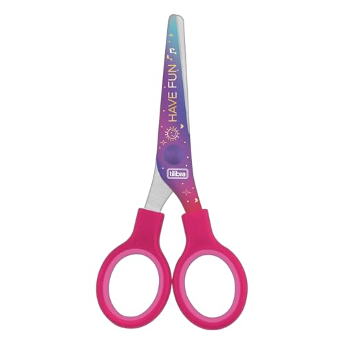 Tilibra - Tesoura Escolar 128mm Doodles, blister