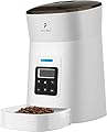PETLIBRO Automatic Cat Feeder, 4L Auto Pet Dry Food Dispenser with Clog-Free Design, Low Food LED Indication, 0-50 Portion Control for 1-6 Meals Daily, 10s Voice Recorder for Small & Medium Pets