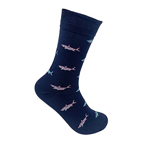 Image of Mint & Oak Printed Crew Socks For Men, Soft Cotton Calf Length Socks, Colorful Sock Gift For Men, Anti-Microbial & Odour Free, Funky Socks - Gift Box of 3