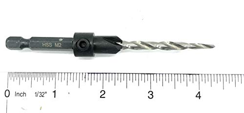 Image of FTG USA #12 (7 /32 inch) Adjustable Tapered Wood Countersink Drill Bit
