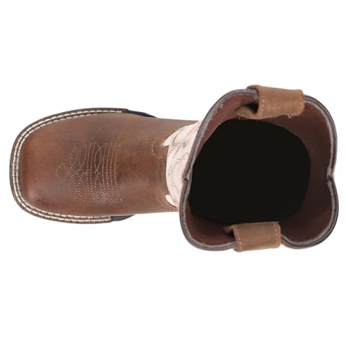 ROPER Toddler Girls Monterey Square Toe Casual Boots Mid Calf - Brown, White4