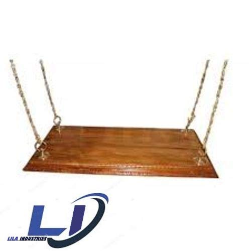 Solid Wooden Hanging Indoor 2 Seater Swing Amazon.in Home & Kitchen