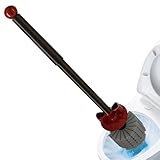 Cepillo de tazón de inodoro, Limpieza profunda de la manija larga, WC Bowl Cleaner Brush, Accesorios de baño, Herramientas de limpieza para el dormitorio universitario Hotel