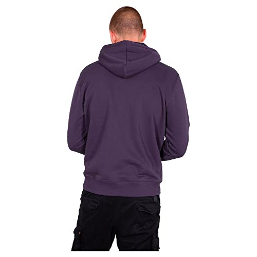 Alpha Industries Herren Basic Hoody, Nightshade, XXL – Ansicht 2