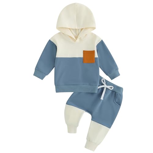 Tiaham Baby Boy Clothes Fashion Hoodie Outfits Hooded Tops Hoodies Sweatpant Kids Toddler Boys Pant Clothing Sets