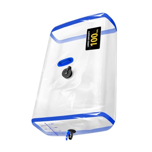 Tanque de agua a prueba de fugas | Portador de agua para vehículos recreativos | Vejiga de riego para acampar | Tanque de almacenamiento de agua | Bolsa de riego de jardín | Portátil y fácil de transp
