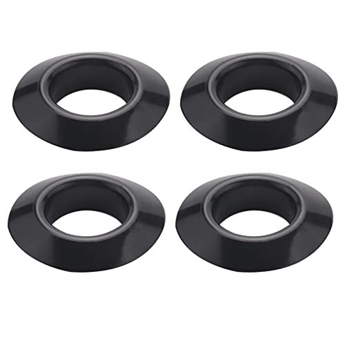 Kqcibz 4Pcs Universal Kayak Canoe Raft Paddle Oar Drip Rings Splash Guards Ring Paddle Accessories Replacement, Black