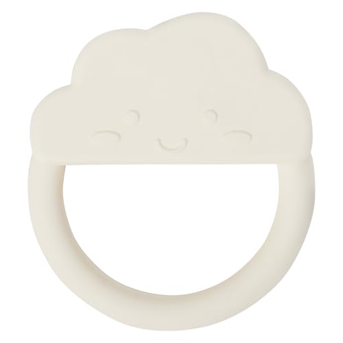 Image of C.R. Gibson 100% Food Grade Silicone Cloud Baby Teether for Infants, 2.75 inch x 4.25 inch, Multicolor