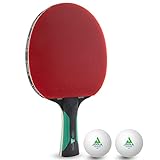 JOOLA 53135 Tischtennis-Set ROSSKOPF SMASH Tischtennisschläger Inklusive 2 Tischtennisbälle Mit ITTF Zulassung, 1,8 MM Schwamm ,(1er Pack)
