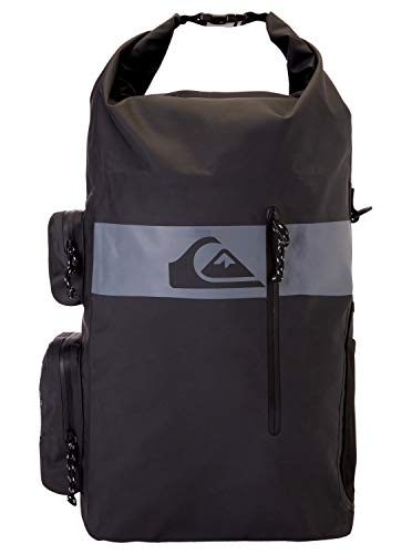 Quiksilver Evening Sesh 35L - Mochila de surf grande para hombre., Negro, Einheitsgröße