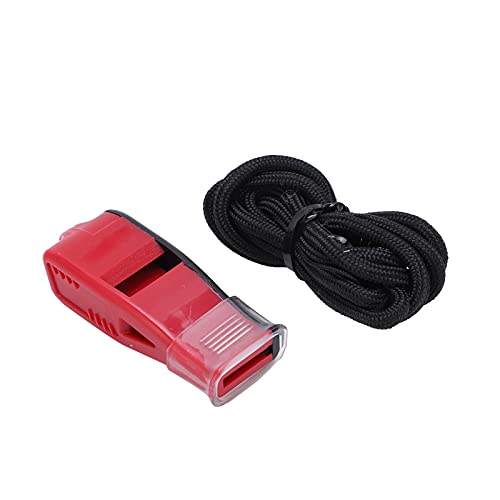 Silbato deportivo ajustable ligero de resina ABS con cordón miniatura 6