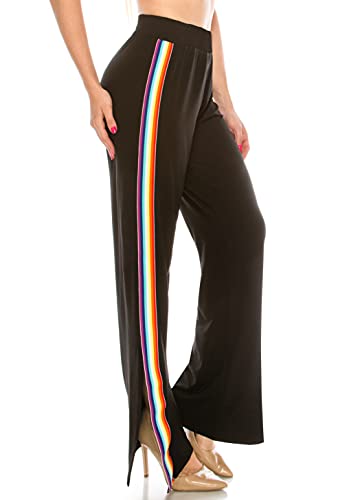 ALWAYS Palazzo Pants for Women - Casual Flowy Wide Leg Lounge Pants2