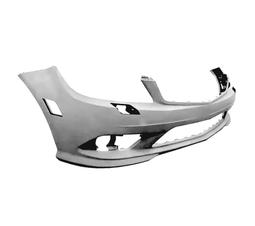 Image of FitParts Compatible with Mercedes-Benz C-Class 2008-2011 Front Bumper Cover | Primed, Ready to Paint, OEM 20488576259999, MB1000295