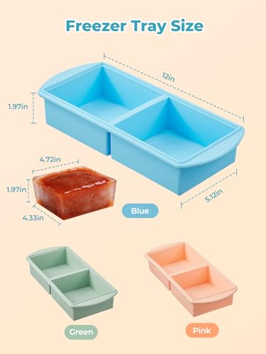 Molde de silicona para cubos de sopa, pack de 3 unidades miniatura 7