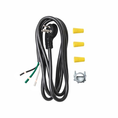LG Genuine Dishwasher Power Cord Kit – 5.9 ft 3-Prong 120V – Fits Most Standard Built-in Dishwashers (AGF30462904)