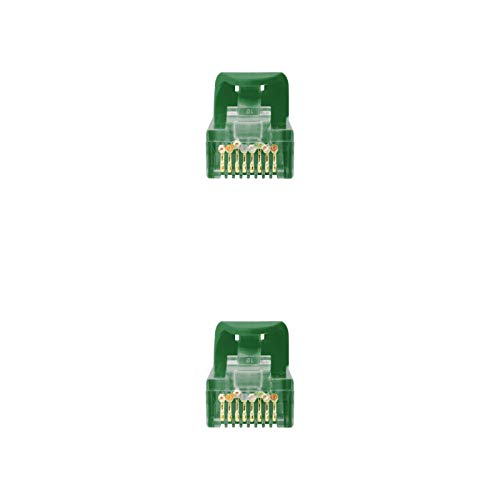 Cable de red RJ45 LSZH Cat.6A UTP 30cm verde miniatura 3