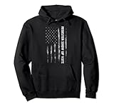 Wählen: Register Show Up Vote - Amerikanische Flagge Pullover Hoodie