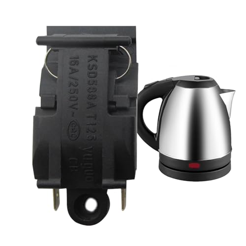 Botón De De Vapor Eléctrico - Botón Termostato | Monitoreo De Temperatura Parte De Reemplazo Con Accesorios De Ajuste De Protección En Tiempo Real Para El Café De Café Hogar Caliente