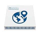 24Genetics - DNA Ancestry Test Kit - 1500+ Regions Worldwide - Genetic Testing - Includes at-Home Saliva Collection kit