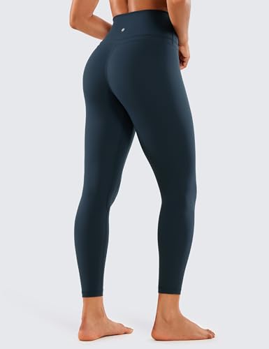 Image of CRZ YOGA Naked Feeling Leggings 25'' | Sleek, Decent Compression, Yoga, Hidden Waistband Pocket, for Women