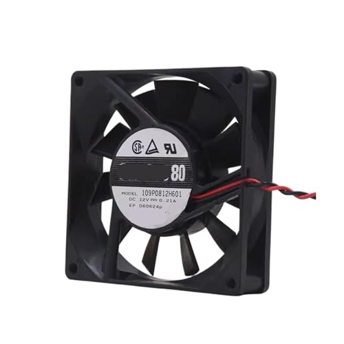 Ventilateur de refroidissement 12V 80x80x20mm 109P0812H601 pour boîtier PC