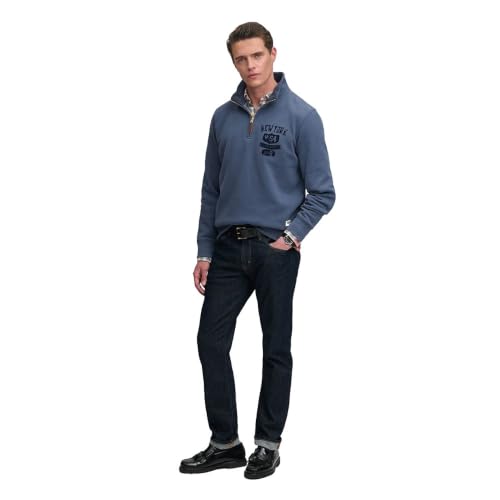 Sweatshirt demi zip ton sur ton Superdry - vue 7