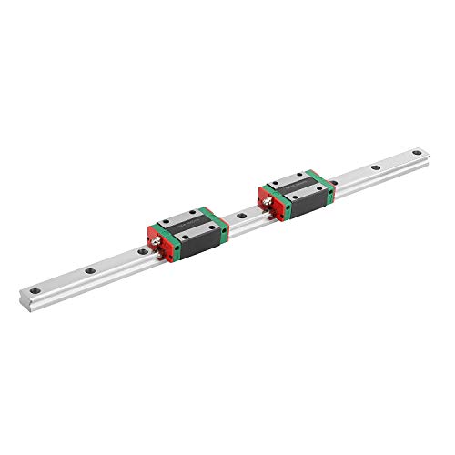 Square Linear Guideway Rail EGH20-21.26 inch / 540mm +2Pcs EGH20 - CA Carriage Slider Block for CNC Machine and DIY Project