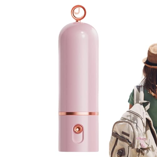Fyrdyn Ventilador Manual Portátil | Ventilador De Viaje,Batería Externa Recargable y Dispositivo de Enfriamiento Eléctrico para Hombre y Mujer, Tamaño Compacto para Viajes, Vacaciones, Senderismo y
