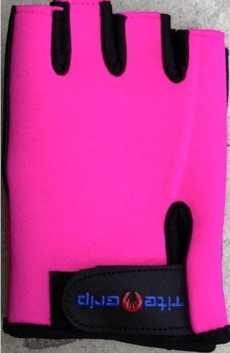 Tite Grip Neoprene Aerial Fitness Gloves for Pole Dance & Weight Training (X-small/Small, Fuchsia)