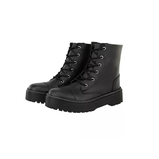 Bota Blogueira Coturno Feminina Retta Tendência Preto
