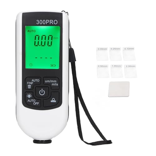 Calibrador digital de espesor para pintura con cuerda y apagado automático miniatura 2