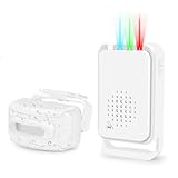 GREENCYCLE Outdoor Motion Sensors with Alarm, Driveway Alarms Wireless Outside Weatherproof, Motion Detection Chime IP64 Waterproof 900ft Long Range Loud Chime Protect Property Security Alert System