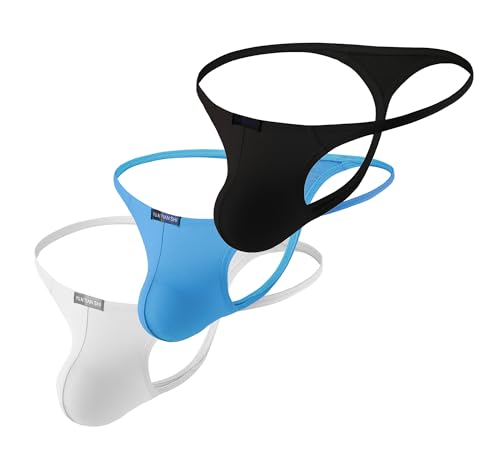 Sexy Low Waist T-back Simple Men's Thong Multi-color Underwear YY1164