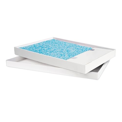 PetSafe ScoopFree Crystal Cat Litter & Refill Tray with Lid, Fres...