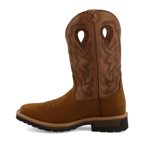 Image of Twisted X Men's 6 inch Work Oblique Toe Boot with CellSole comfort footbed