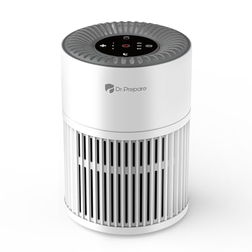 Dr.Prepare Purificatore d'Aria Hepa Silenzioso 15dB Ingresso...