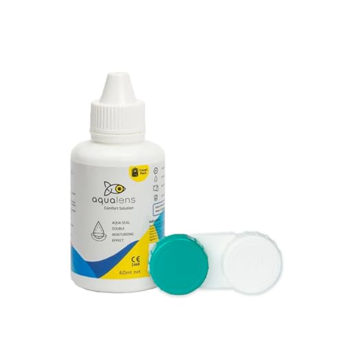 Image of Aqualens Comfort Contact Lens Solution 60ML - Pack of 1 (Lens Cases Free)