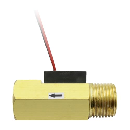 Medidor de flujo de metal y sensor de laton de alta resistencia HZ21FH-45mm con toma de 1/2 pulgada