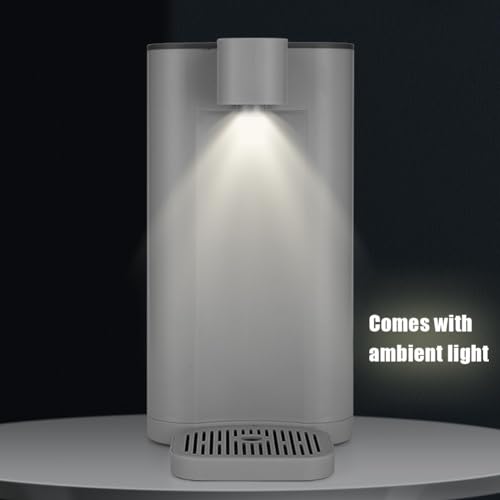 Distributore di acqua calda istantanea portatile, 5 impostazioni di temperatura blocco automatico, riscaldatore desktop compatto per la bottiglia del bambino del tè del caffè, blu, 1.5kg design legger