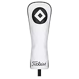 Titleist Golf- White & Black Leather Fairway Headcover
