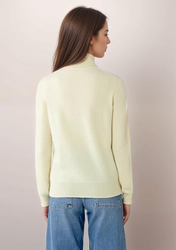 Image of Cashmere Turtleneck Sweater for Women - 100% Pure Mongolian Cashmere Pullover