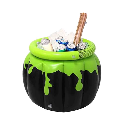 Chaudron gonflable de décoration extérieure pour ranger vos boissons sans encombre
