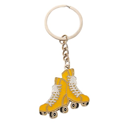 WHAMVOX Llavero de Metal con Diseño Creativo de Patines de Ruedas para Niñas y Parejas Colgante Original para Llaves Bolso y Decoración Regalo Único