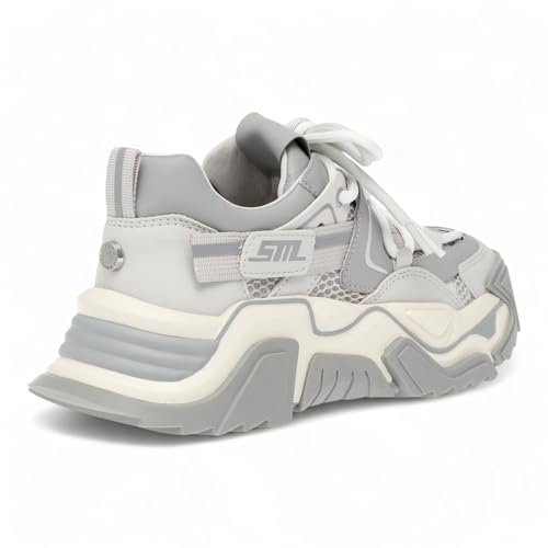 Sneakers Running Kingdom Grey Steve Madden baskets de course grises confortables