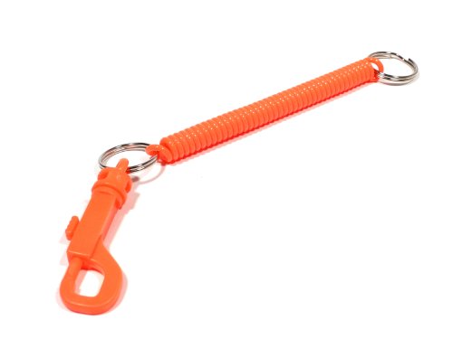 Preisvergleich Produktbild Spiral Schlüsselanhänger in verschiedenen Farben (Orange)