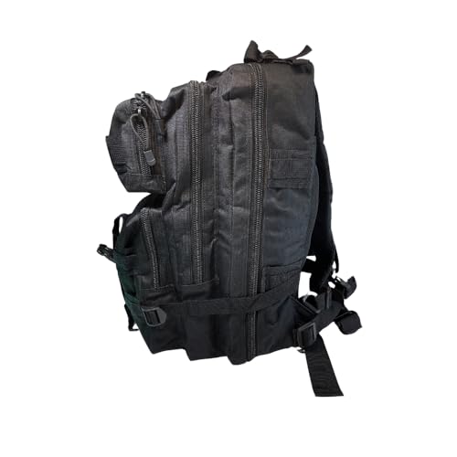 Mochila Tática Camping Militar 40 Litros Impermeável Trilha Cor Preto Desenho Do Tecido Liso