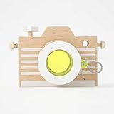 kiko+ Kaleidoscope Wooden Camera - Yellow Lens