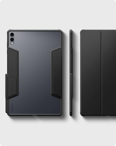 Image of Spigen for Galaxy Tab S11 Ultra Case (2025), Ultra Hybrid Pro Protective Tri-Fold Cover with Transparent Back and S Pen Holder, 14.6 inch, Black